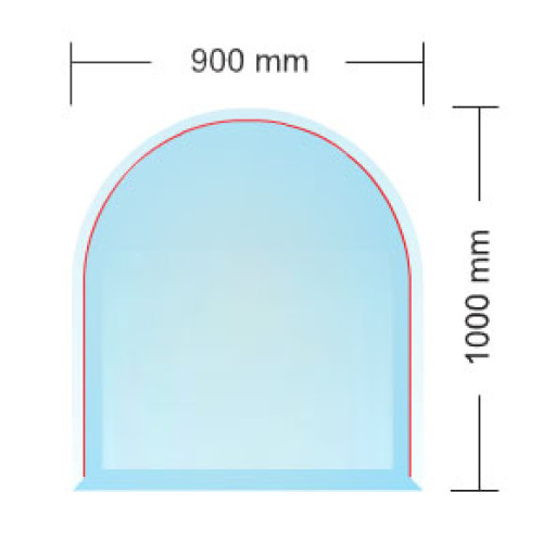 Sklo pod kamna ATHINA 6 mm